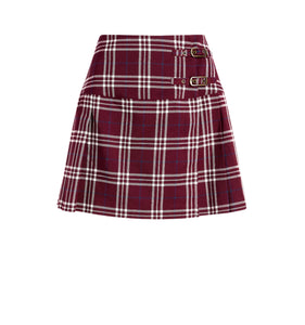 The Inola Skirt in Berry Wallace Plaid