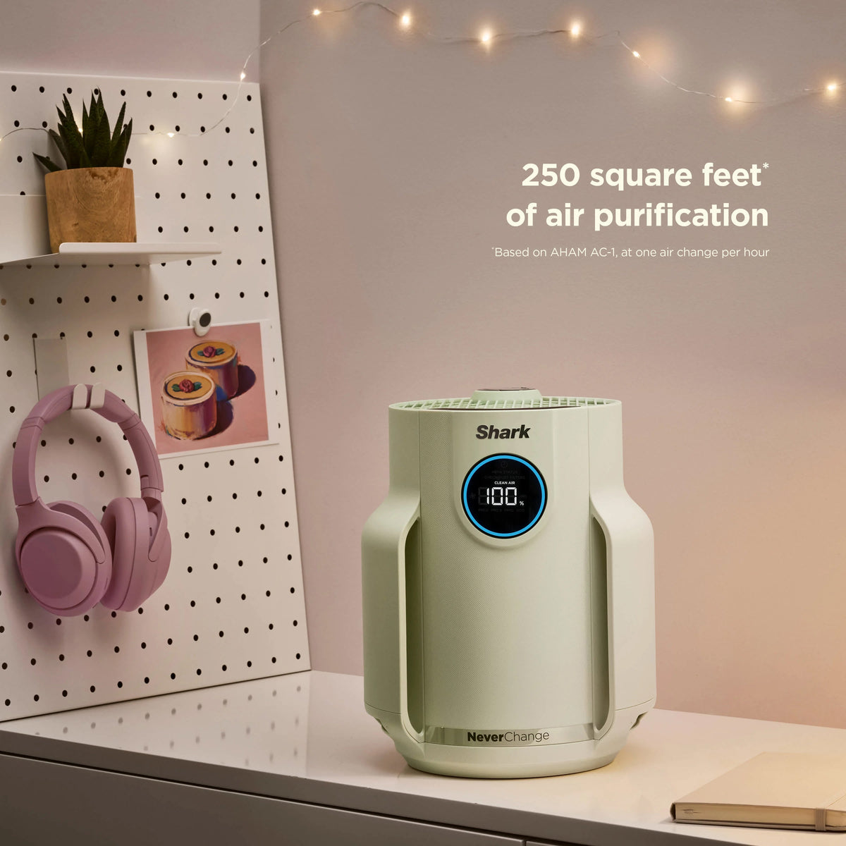 NeverChange Compact Pro Air Purifier in Honeydew