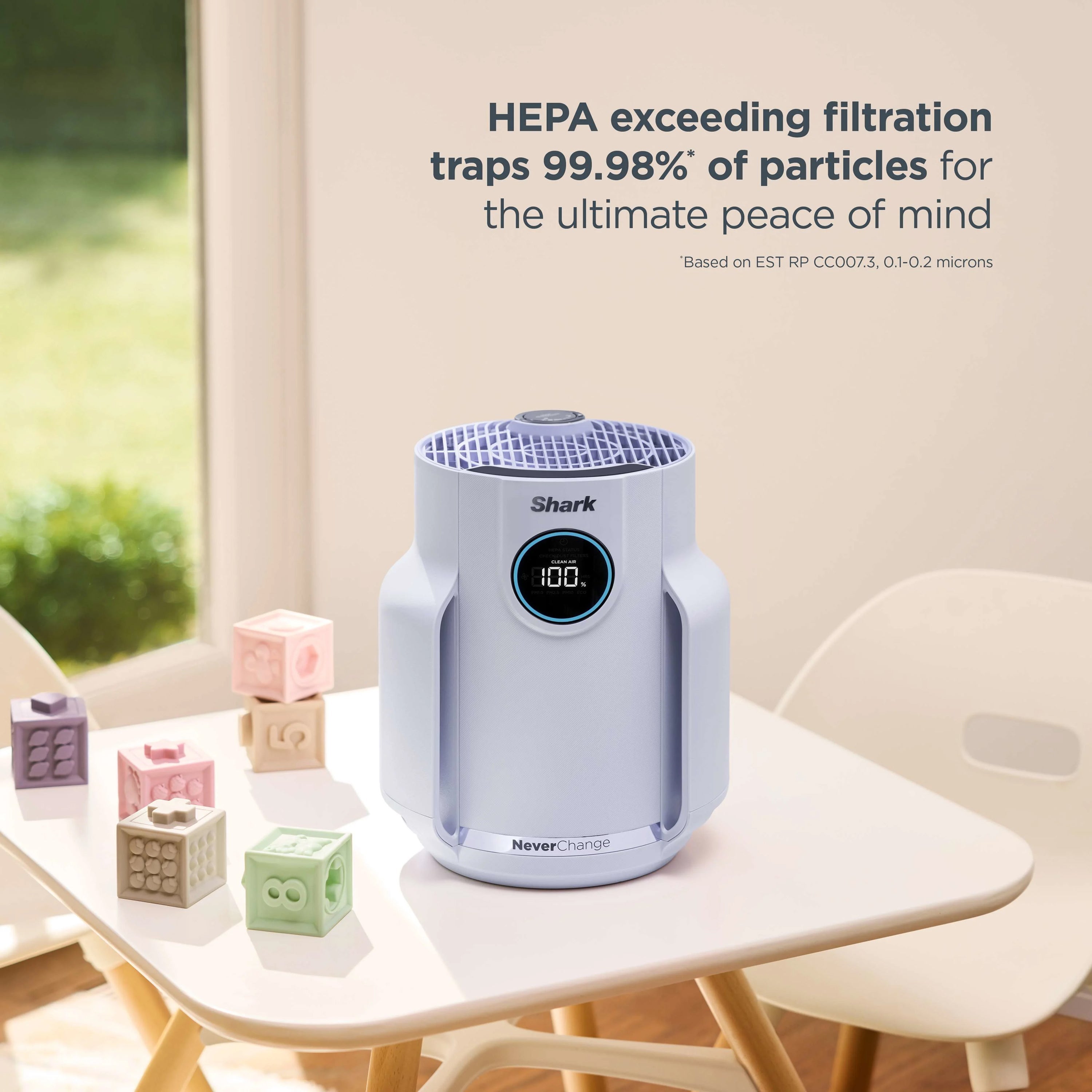 NeverChange Compact Pro Air Purifier in Lilac