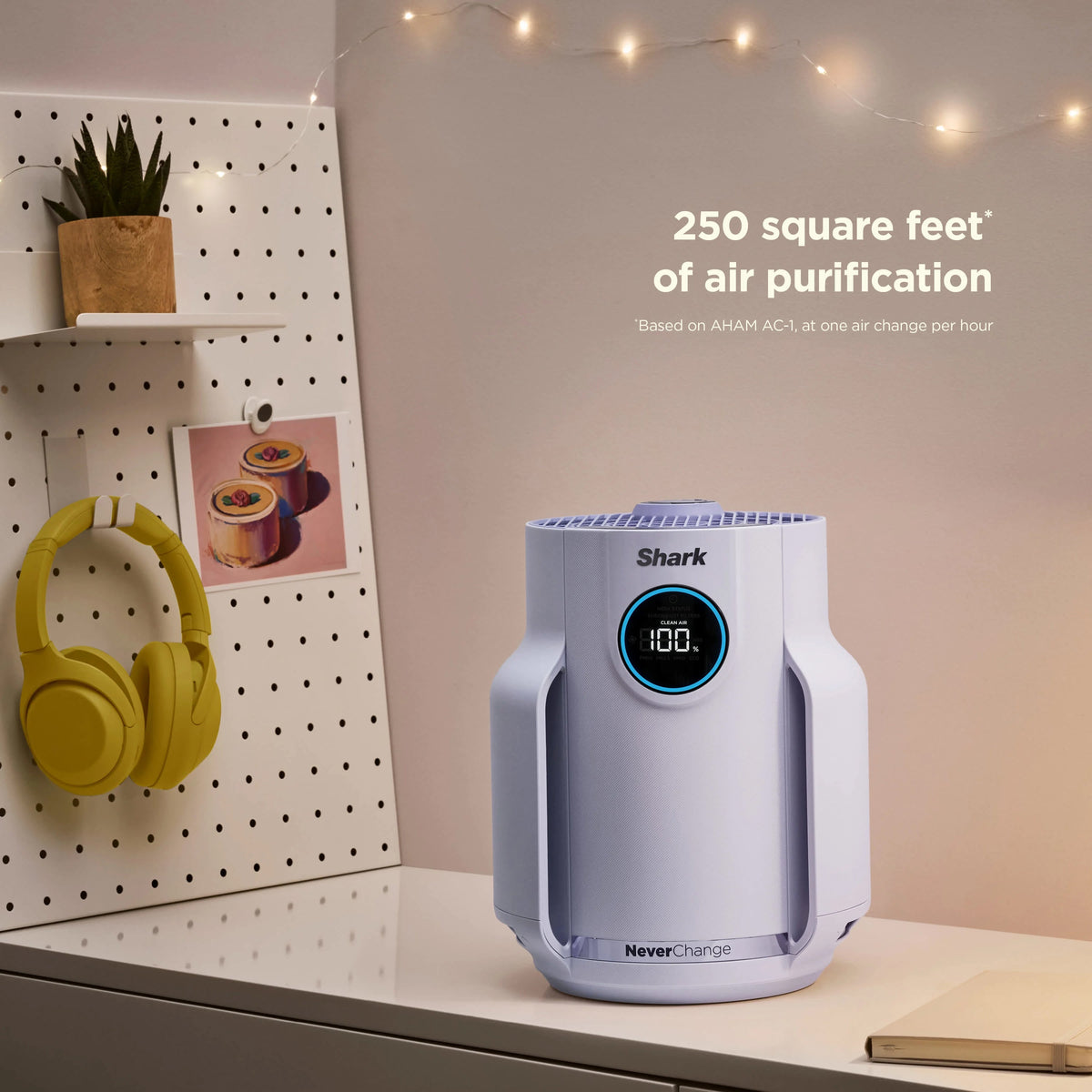 NeverChange Compact Pro Air Purifier in Lilac