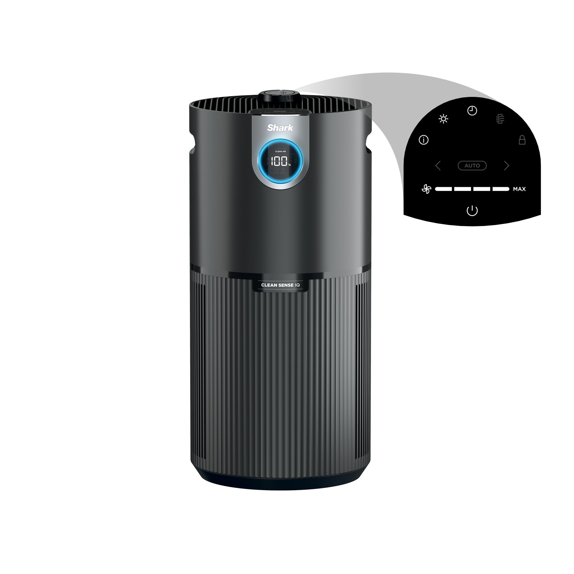 Clean Sense Air Purifier MAX w/ Odor Neutralizer Technology in Charcoal Gray