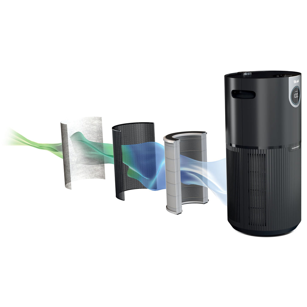 Clean Sense Air Purifier MAX w/ Odor Neutralizer Technology in Charcoal Gray