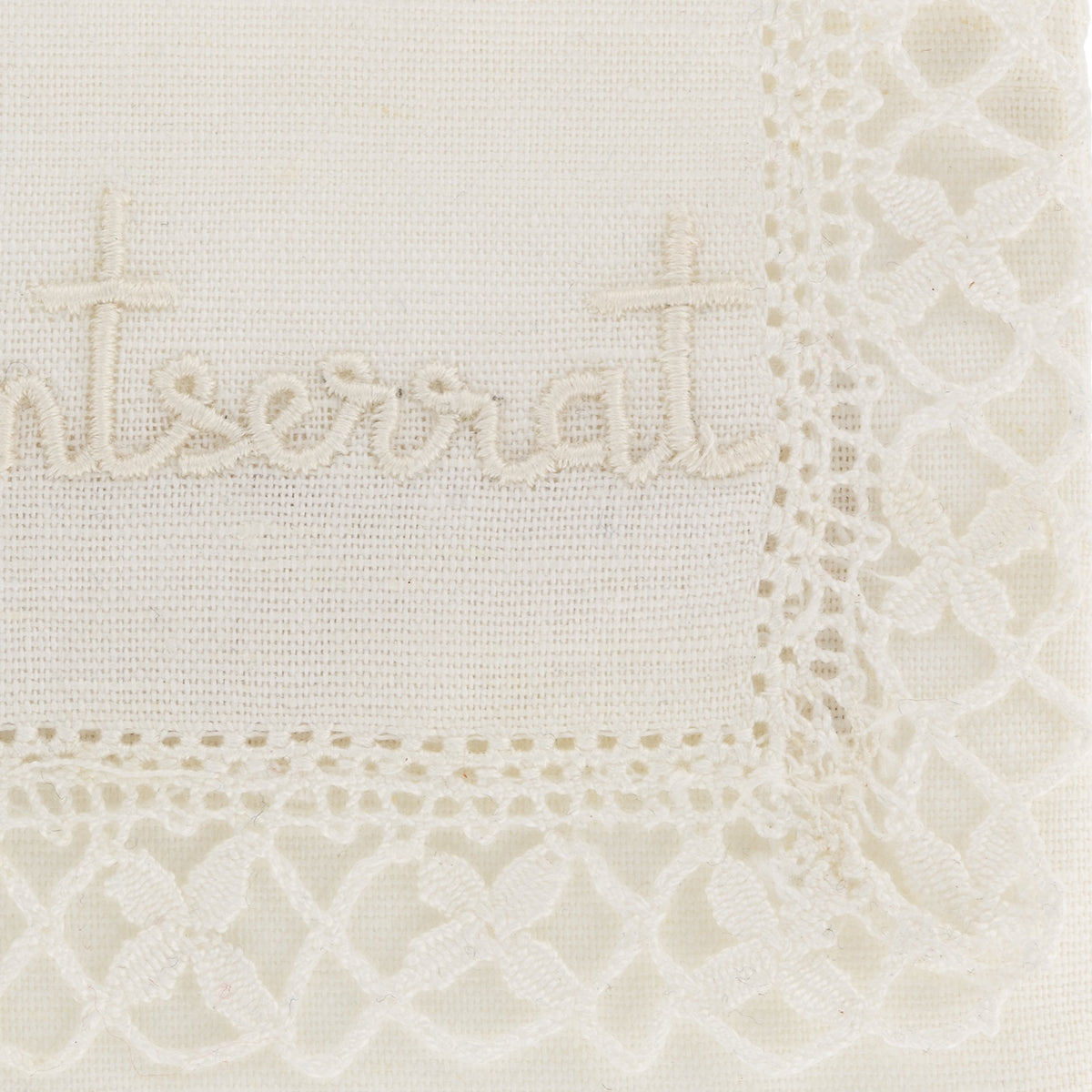 "Camarinas" Jewel Pouch in White