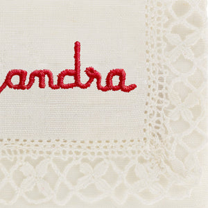 "Camarinas" Jewel Pouch in Red