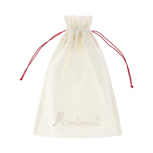 Camarinas Lingerie Bag Name in White