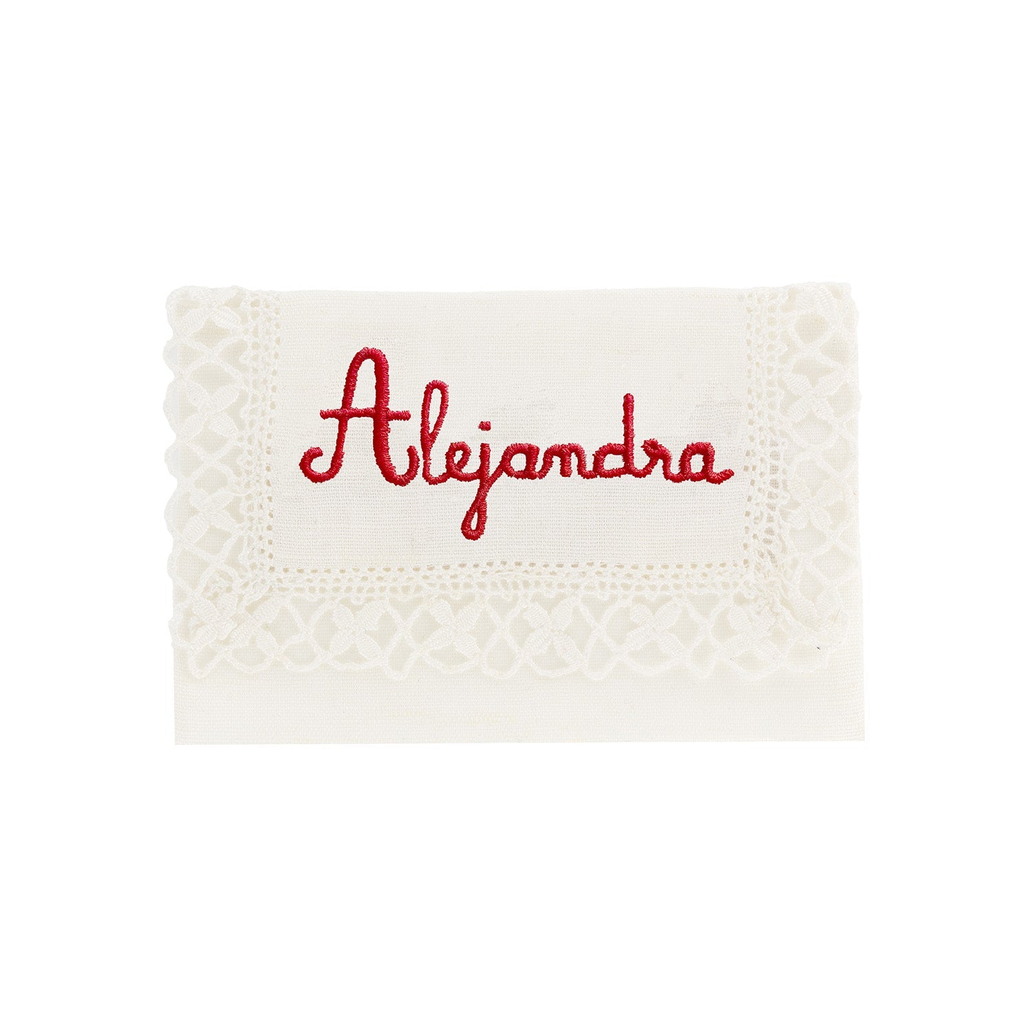 "Camarinas" Jewel Pouch in Red