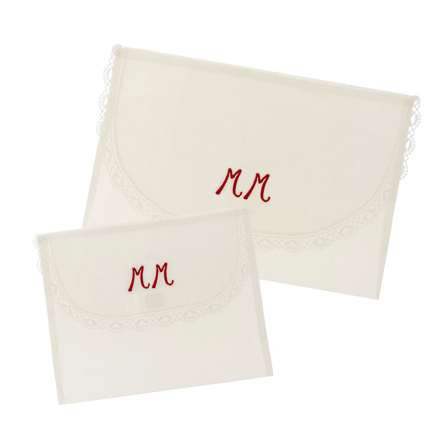 Camarinas Travel Set Initials in Red