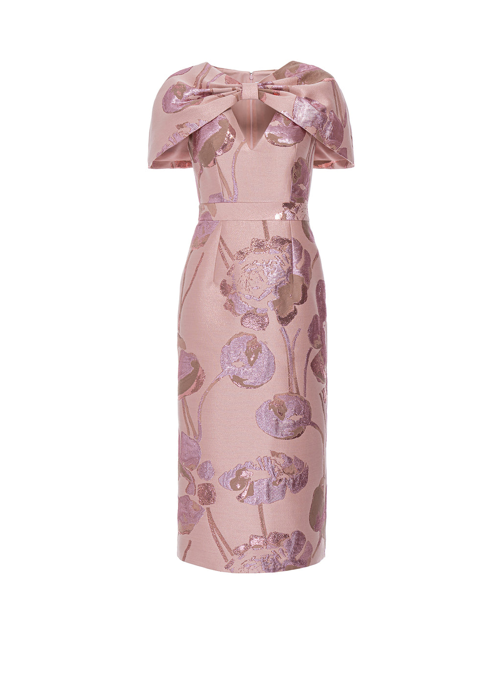 Anita Dress Pink Jacquard Anita Dress Pink Jacquard