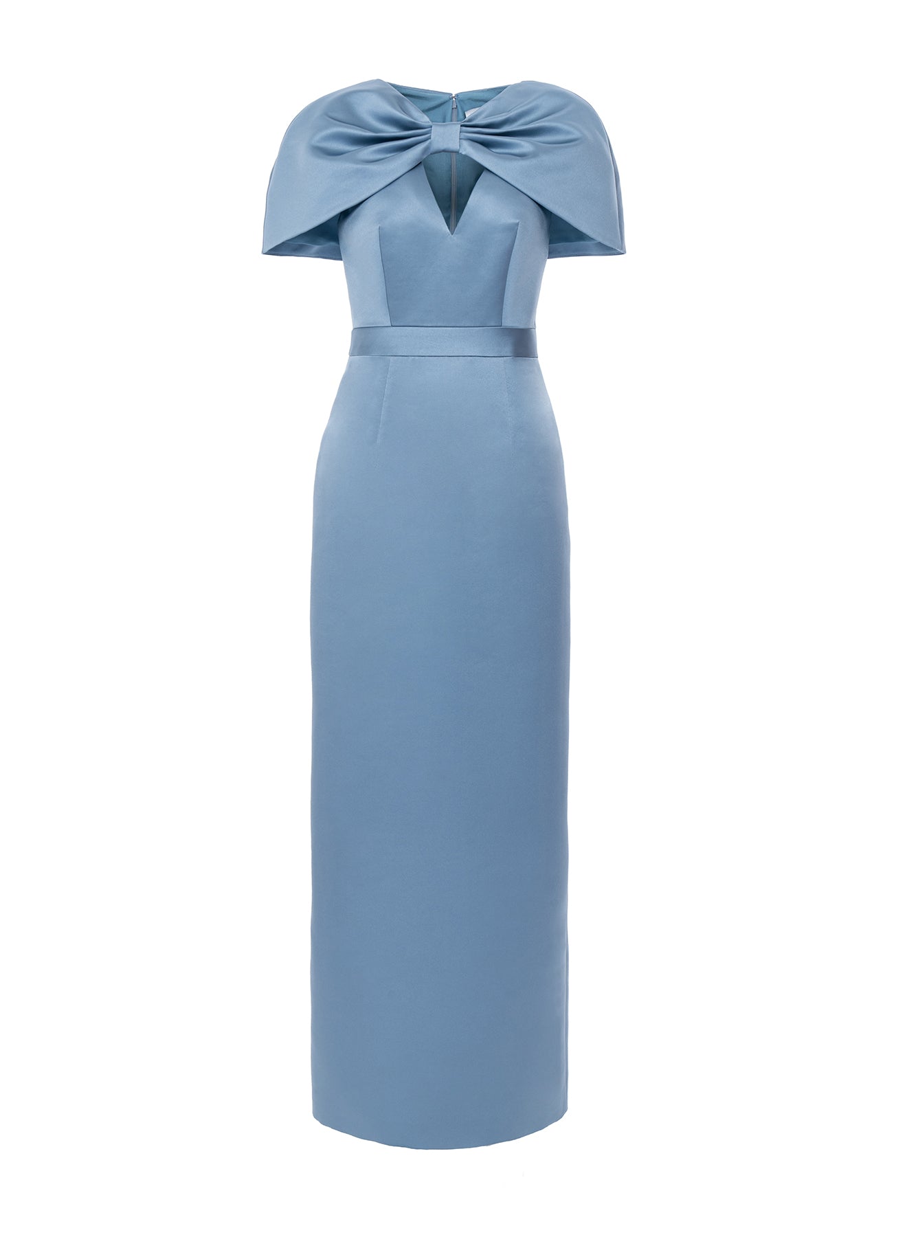 Anita Dress Pale Blue Duchesse