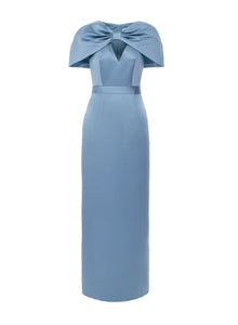 Anita Dress Pale Blue Duchesse