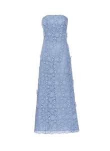 Tia Dress Dusty Blue Lace