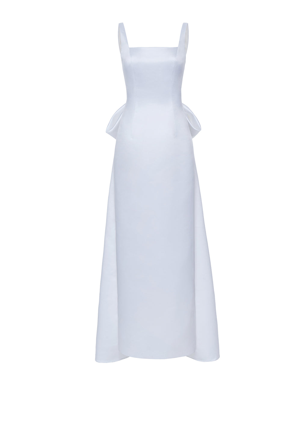 Shannon Gown Pale Blue Duchesse Satin