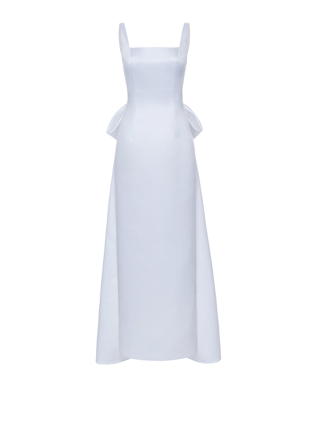 Shannon Gown Pale Blue Duchesse Satin