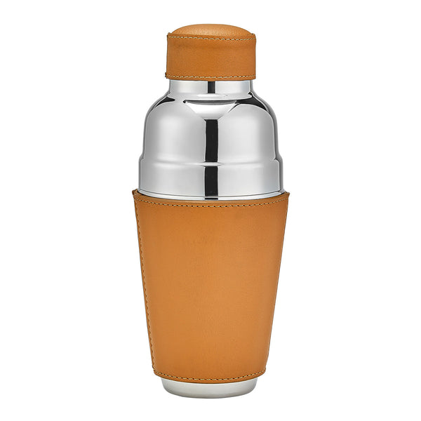 Cocktail Shaker | British Tan Traditional Leather | Over The Moon
