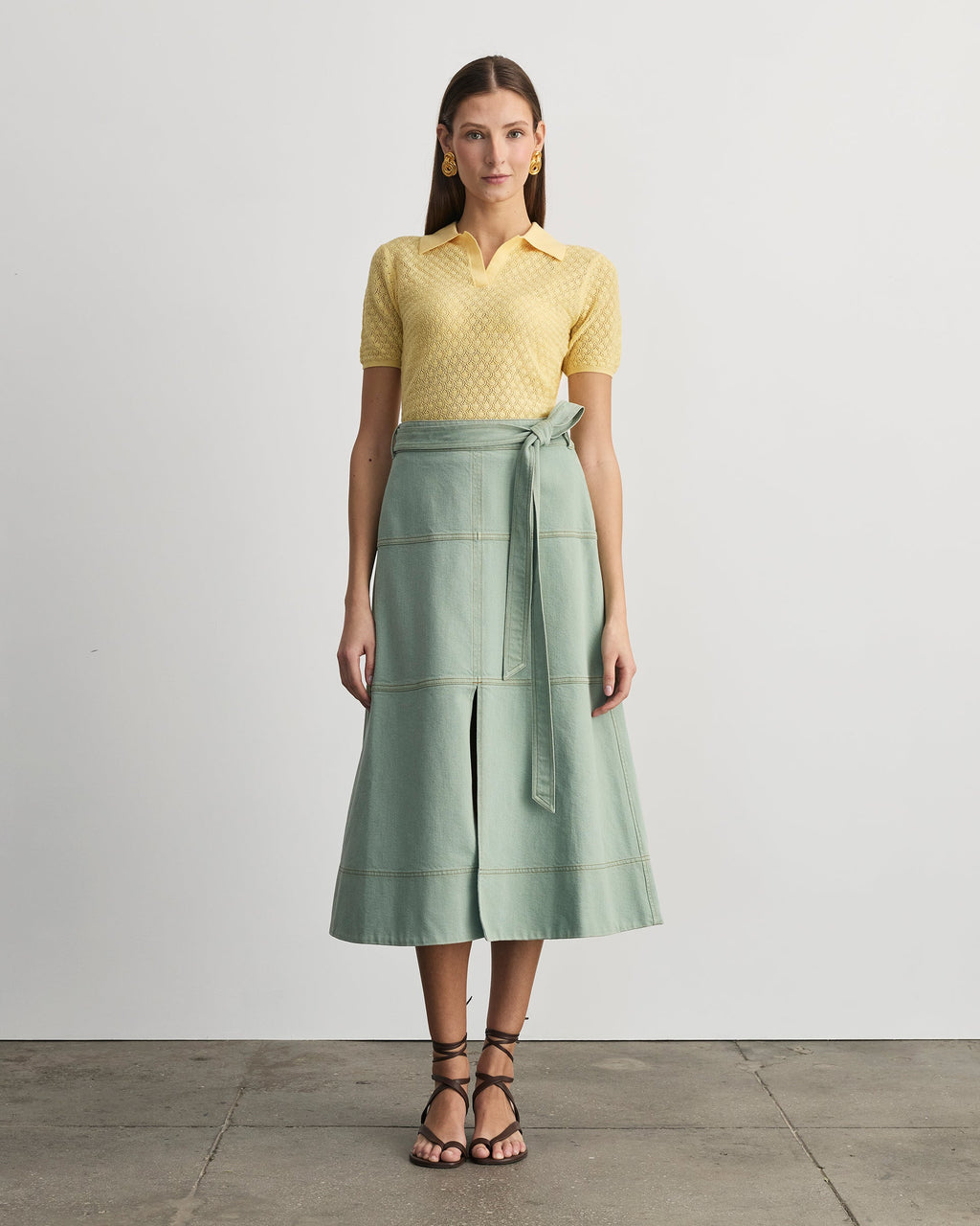 Hudley Skirt in Pistachio