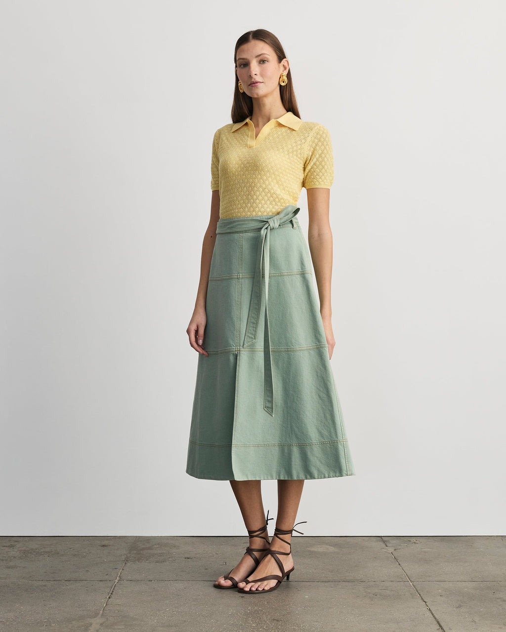 Hudley Skirt in Pistachio