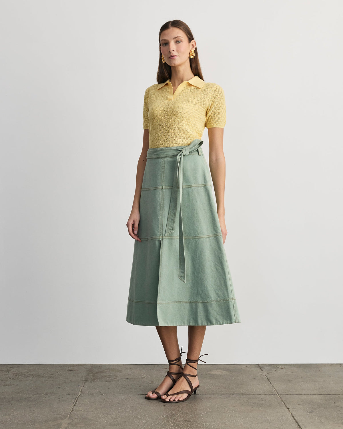 Hudley Skirt in Pistachio