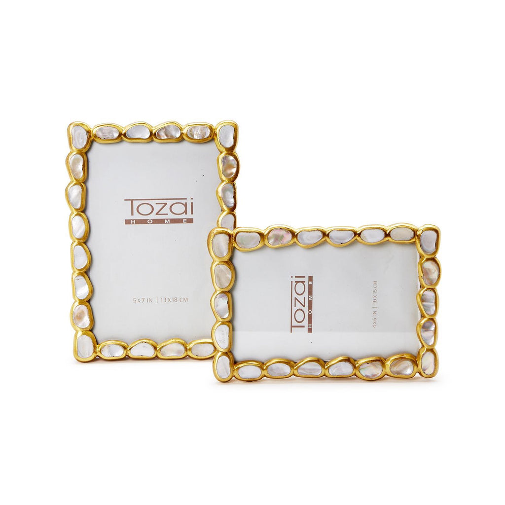 MOP Photo Frames, Set of 2