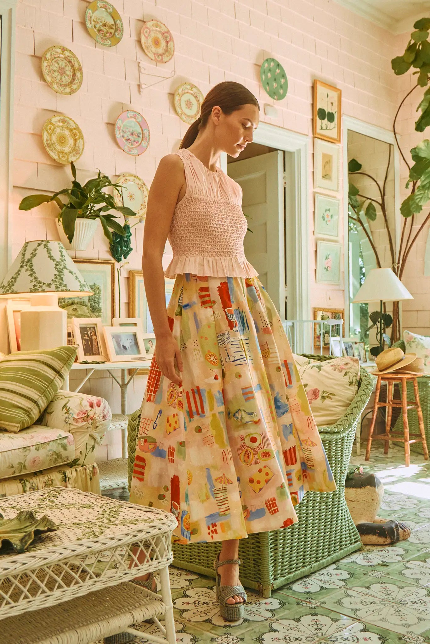 Alexis Skirt in Happy Hour