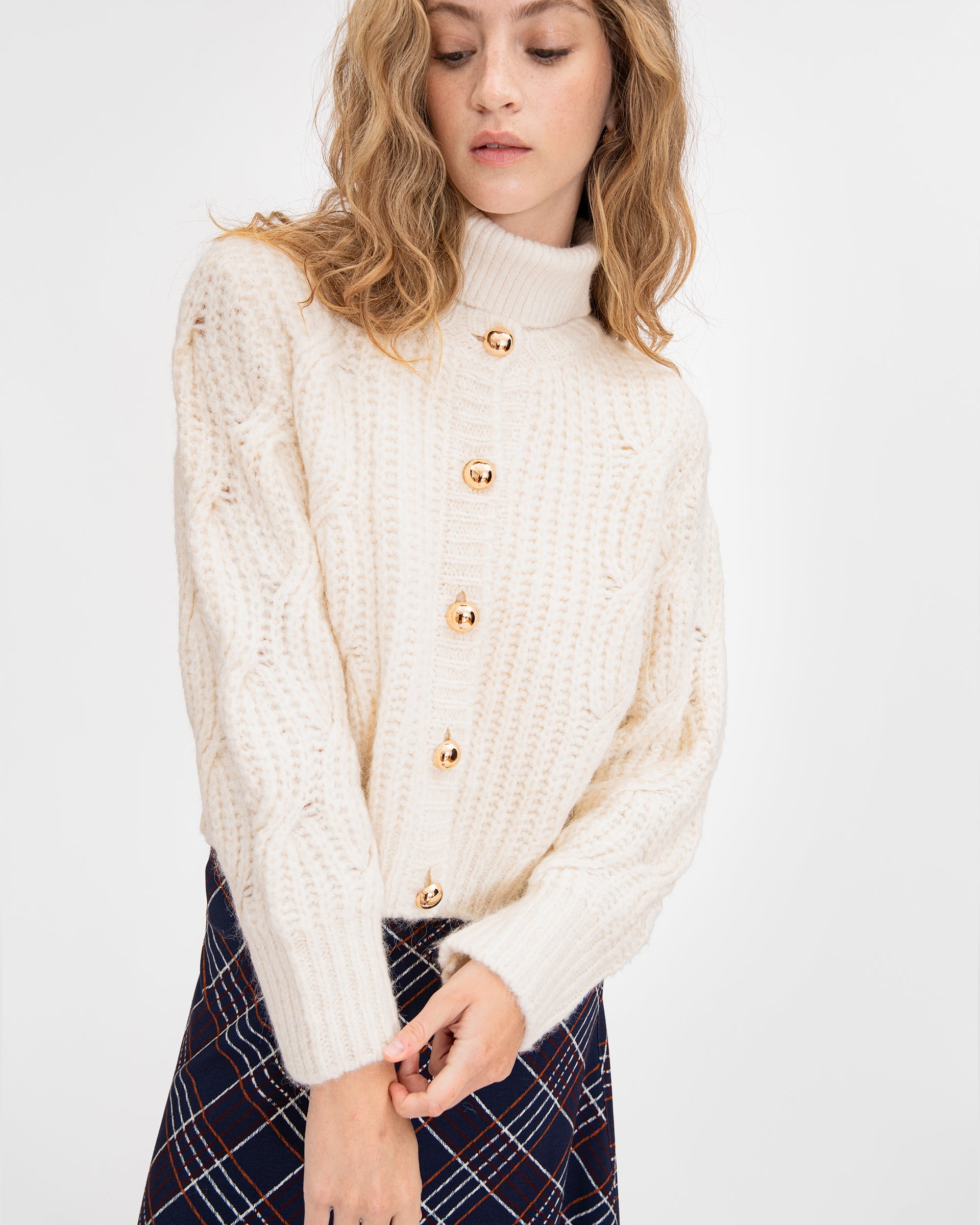 Hale Cardigan in Cream