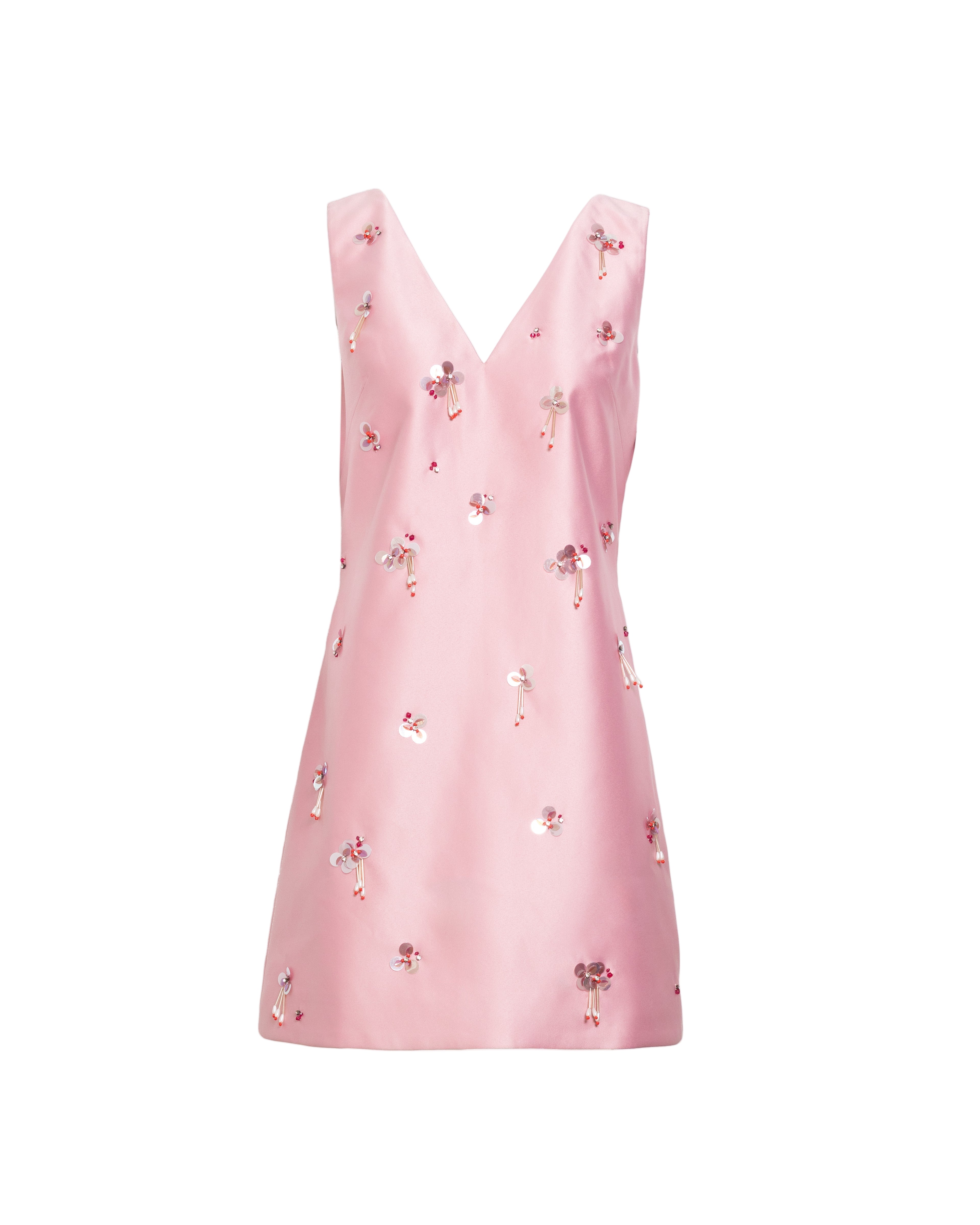 Halston Dress in Rose Quartz