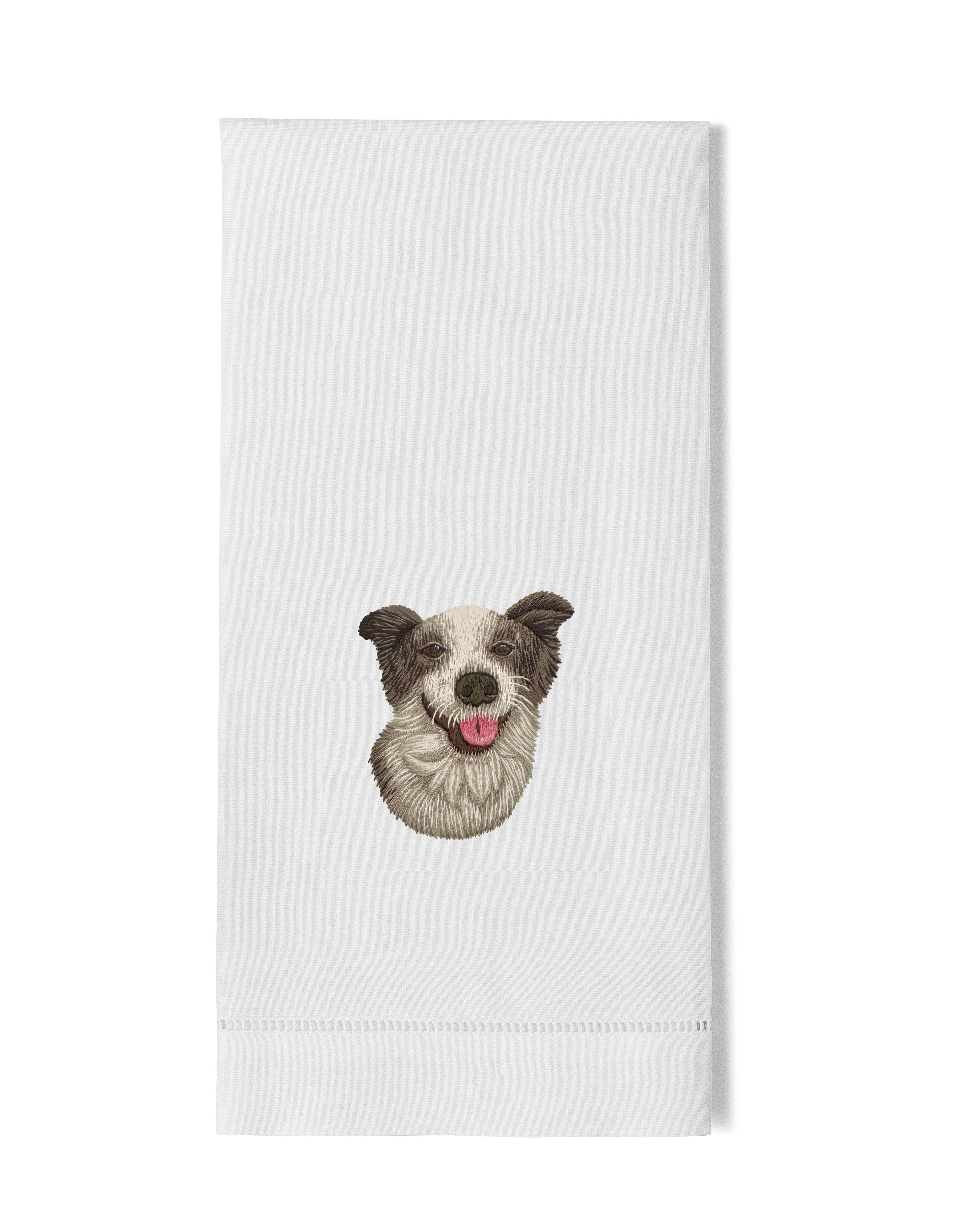 Henry Handwork Border Collie Hand Towel - Thumbnail 5