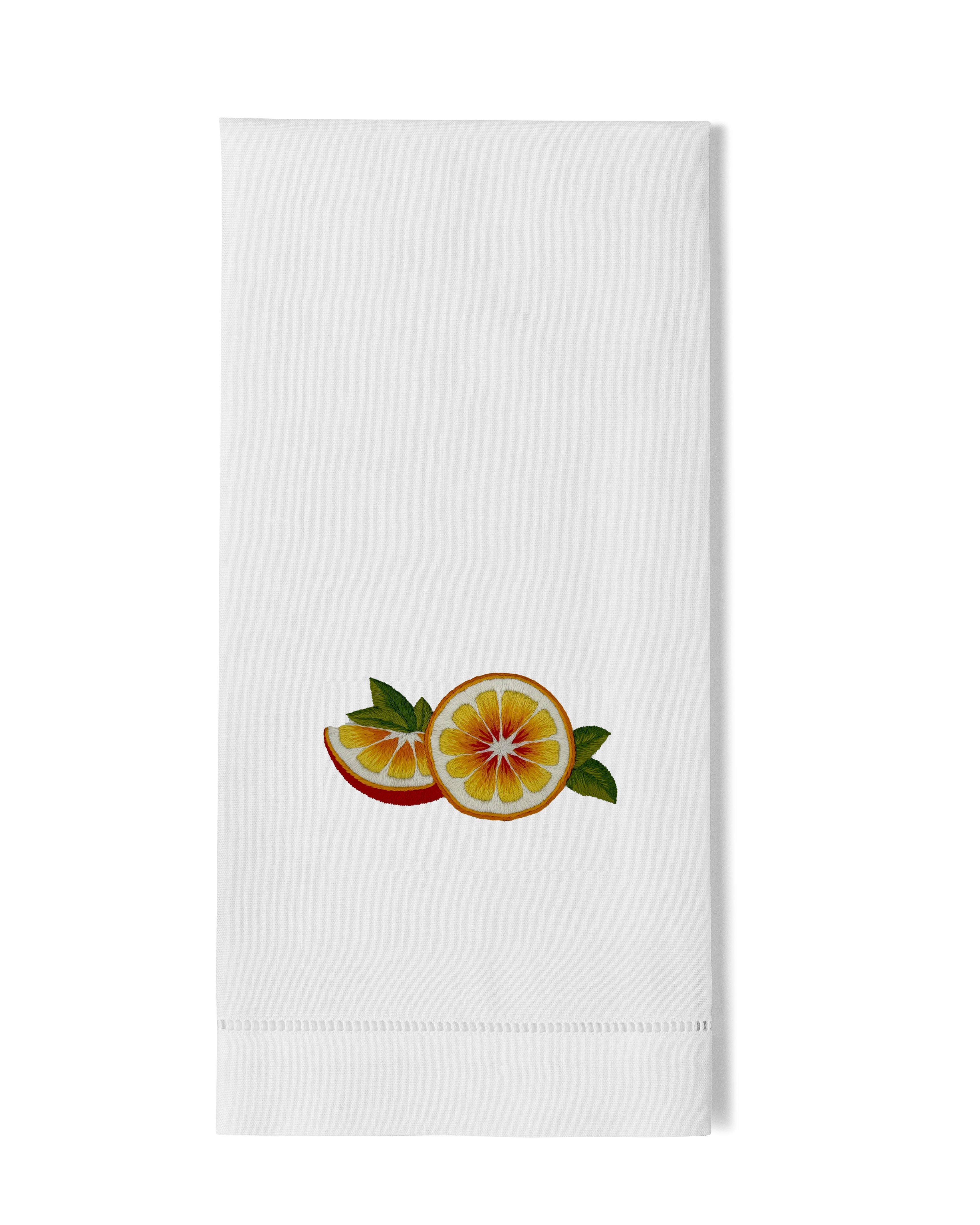 Orange Cut Hand Towel
