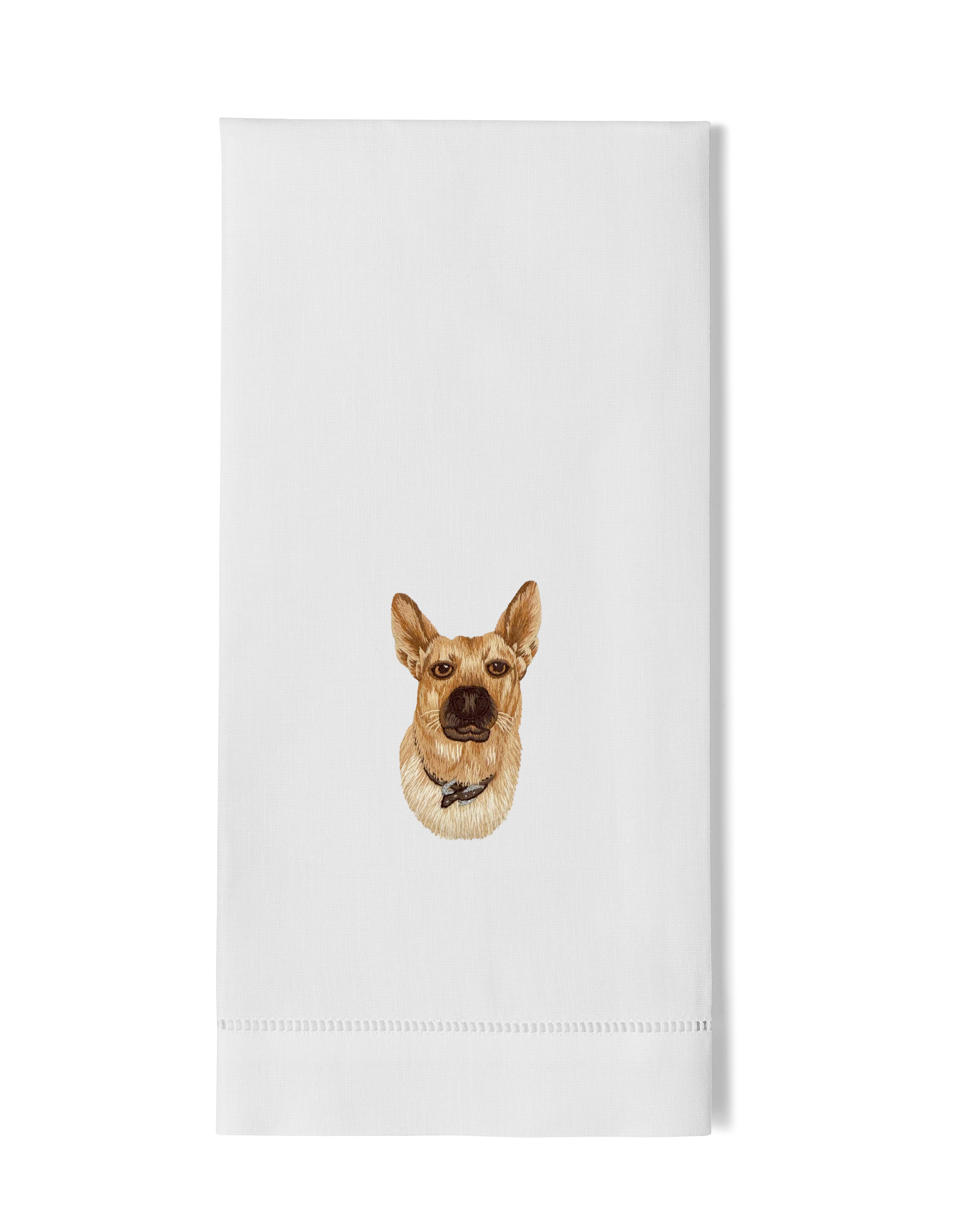 Henry Handwork German Shepard Hand Towel - Thumbnail 4