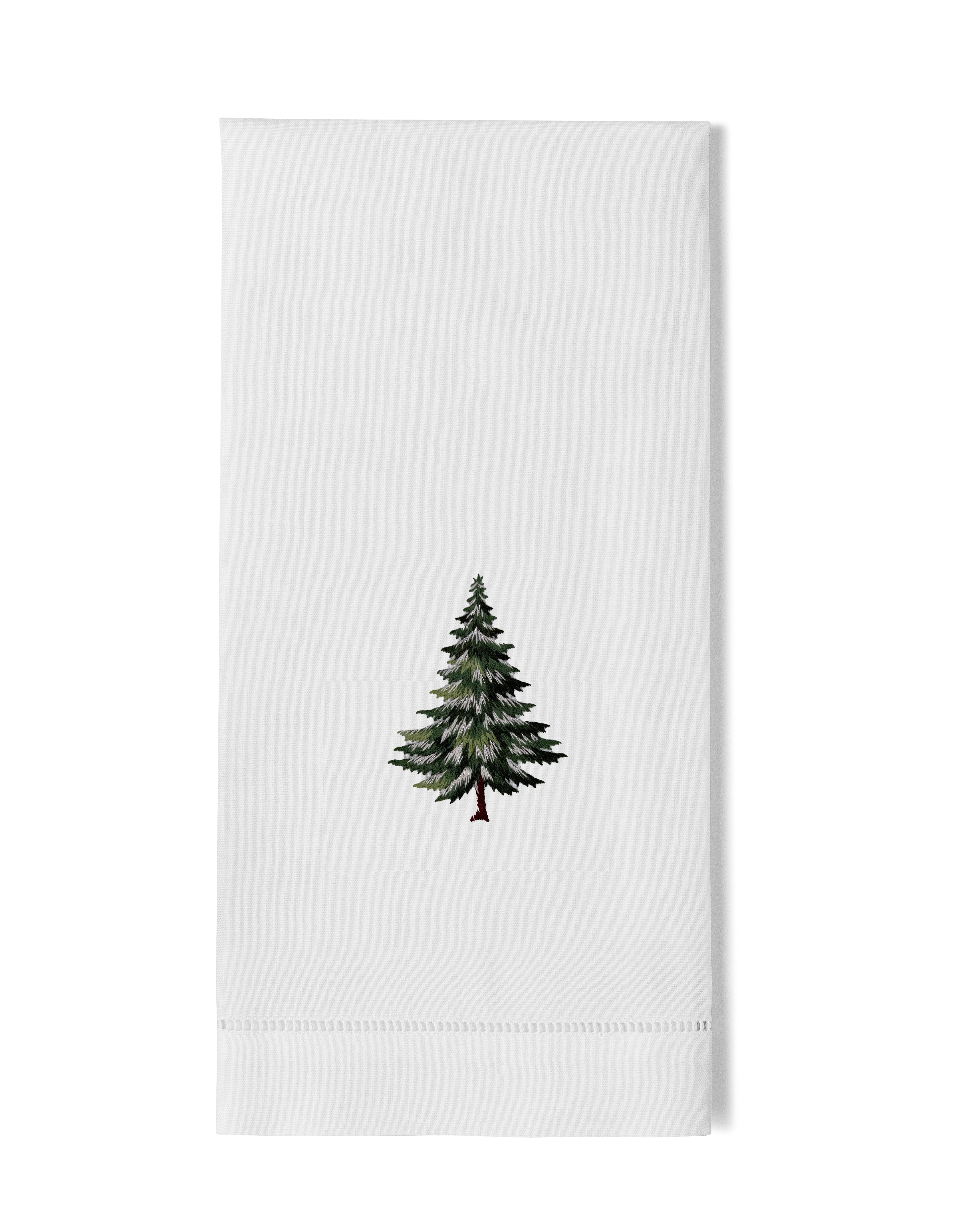 Henry Handwork Snowy Tree Towel - Thumbnail 3