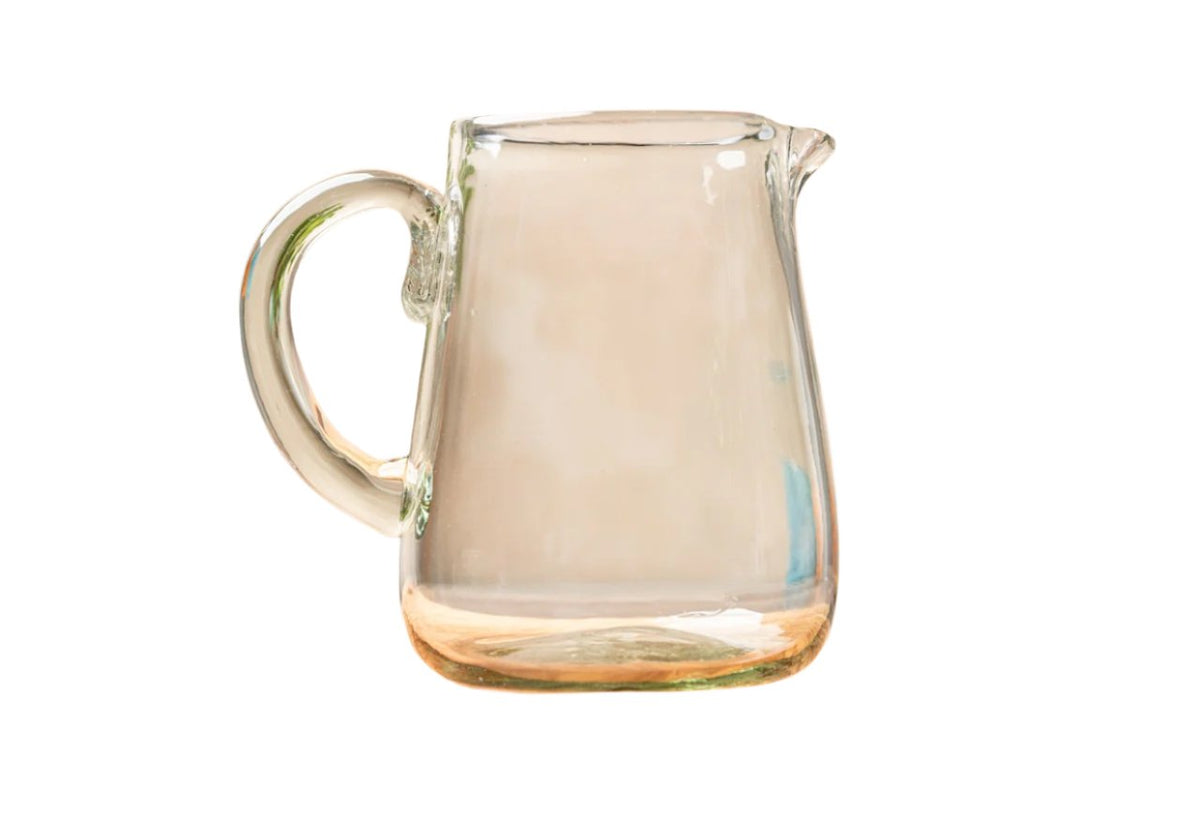 Handblown Glass Pitcher