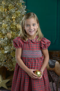 Hannah Christmas Plaid Dress