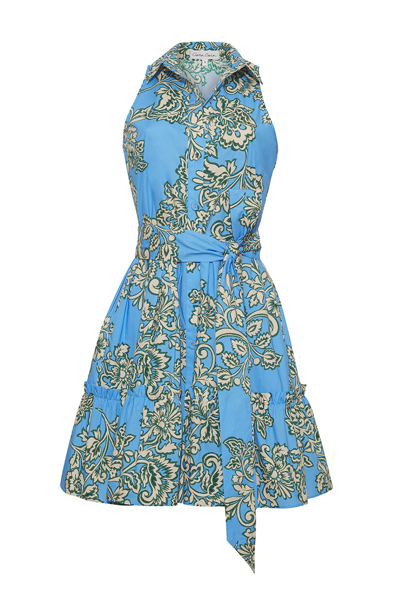 Hannah Dress in Herrington Blue