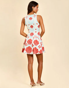 Happy Hour Mini Dress in Poppy Breeze