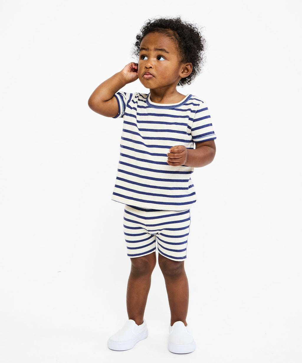 Harley Short in Navy Stripe