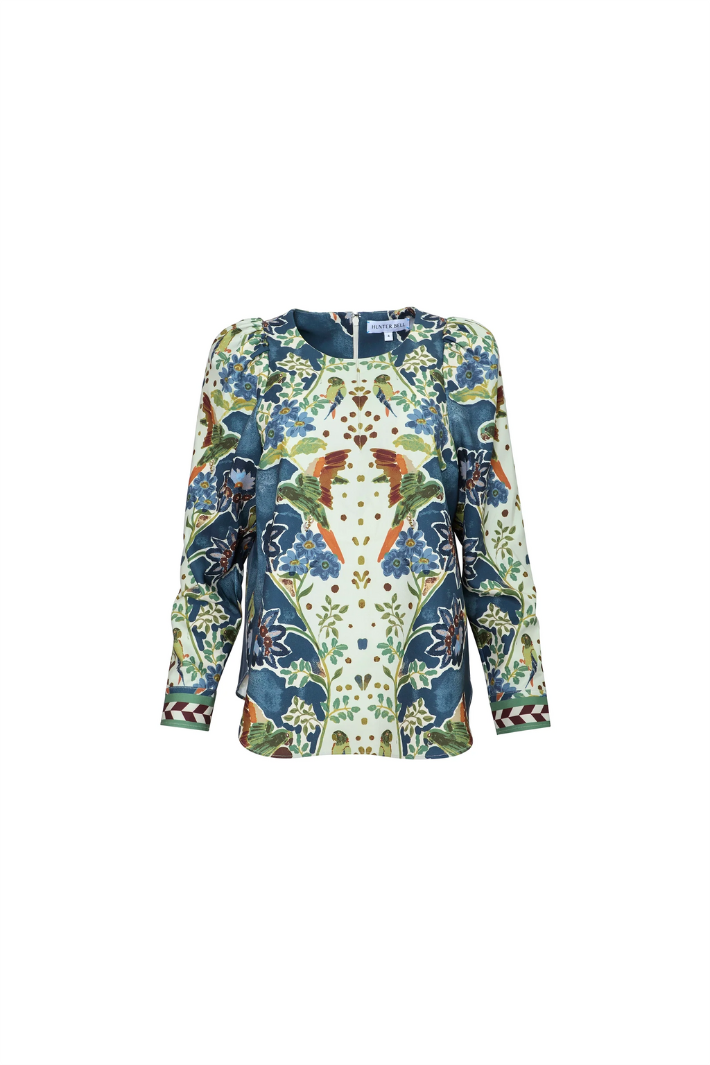 Harris Top in Birds of a Feather Navy