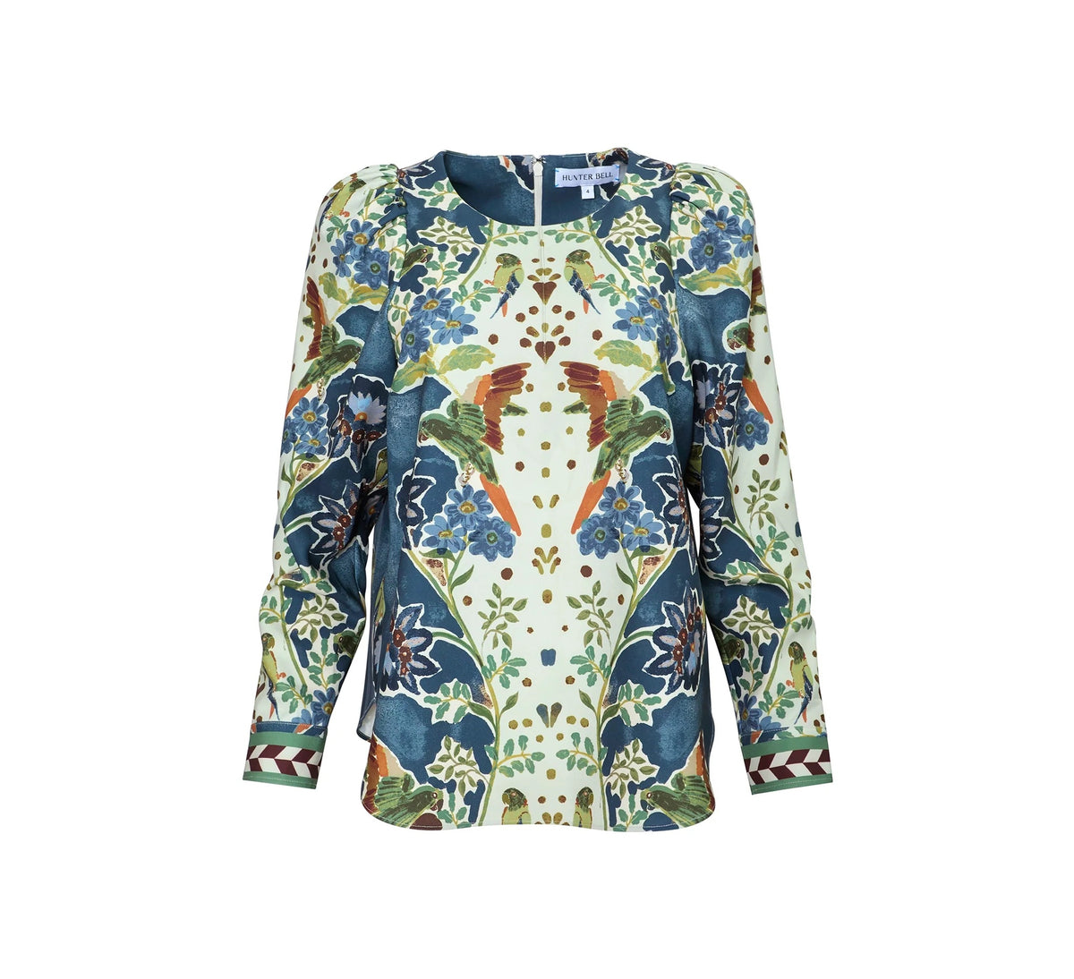 Harris Top in Birds of a Feather Navy