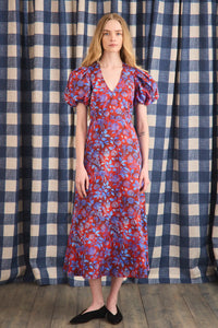 Harrison Dress in Crimson Canyon