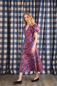 Harrison Dress in Crimson Canyon