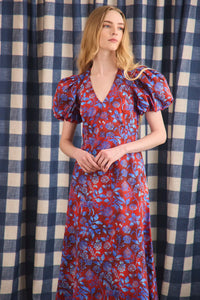 Harrison Dress in Crimson Canyon