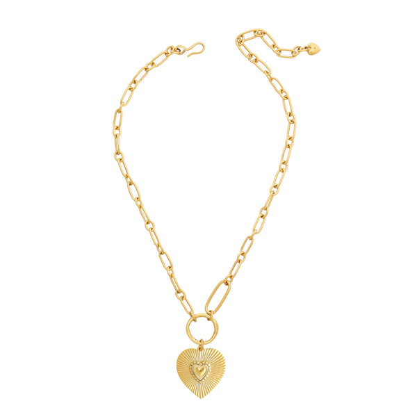 Brinker & Eliza ネックレス ハート ペンダント HEART Hart Necklace | Over The Moon