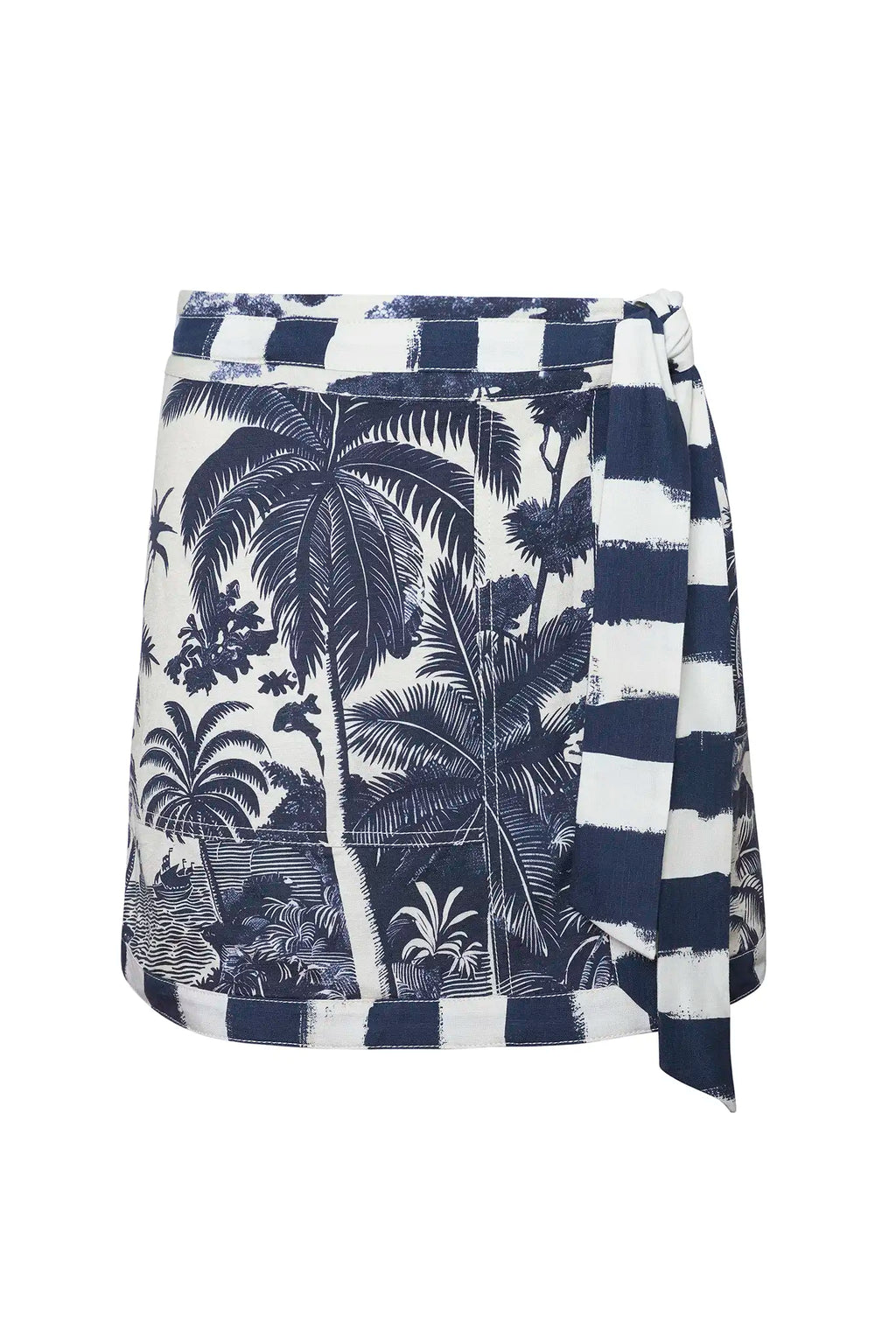 The Bay Skirt in Bermuda Toile.