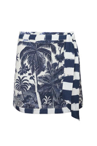 The Bay Skirt in Bermuda Toile.