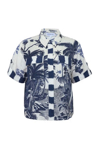 The Hawkins Top in Bermuda Toile. 