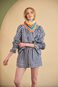 Jemma Short in Navy & White