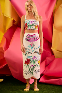 Lynne Skirt in Anniversary Print