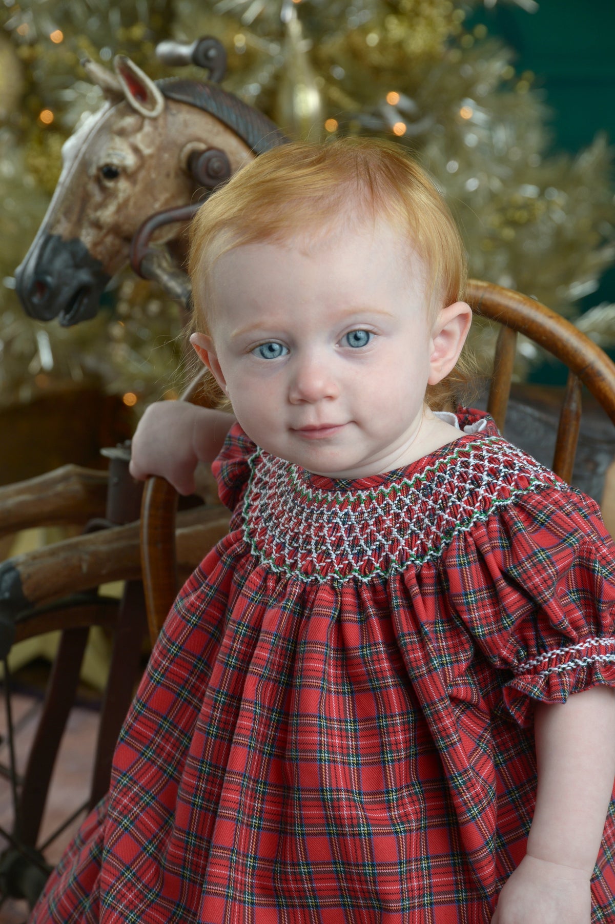 Hazel Christmas Plaid Bishop