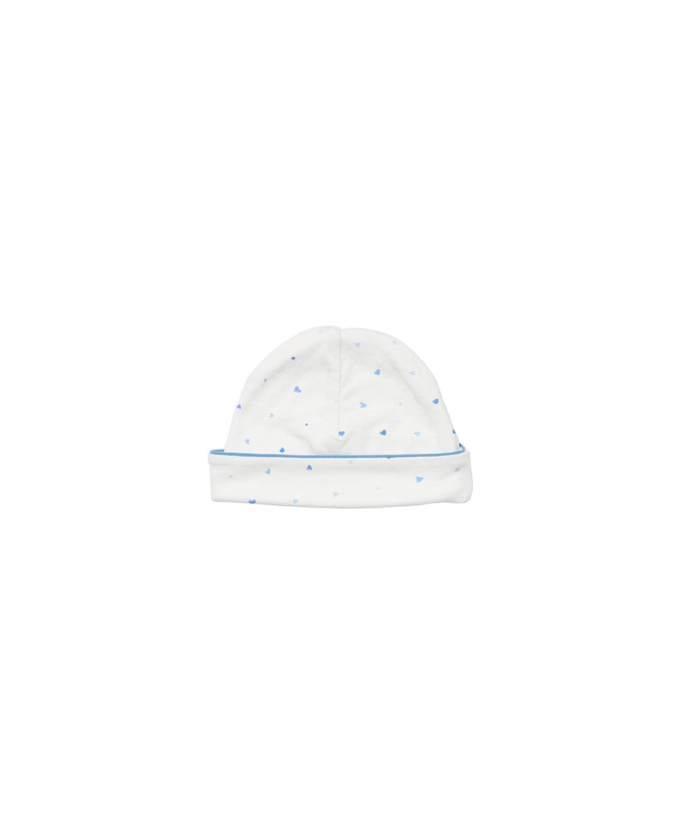 Hazy Hat in Blue Hearts