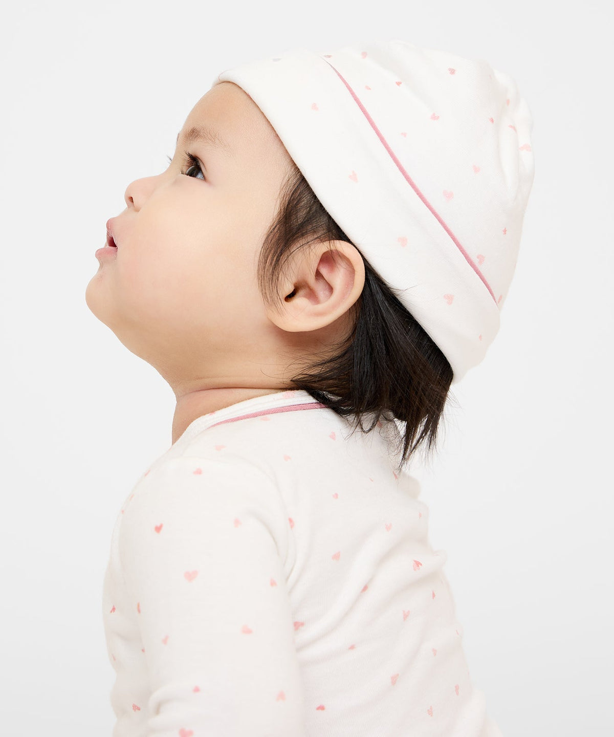 Hazy Hat in Rose Hearts