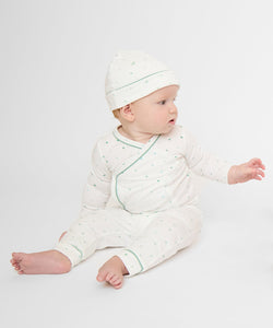 Hazy Hat in Seafoam Hearts