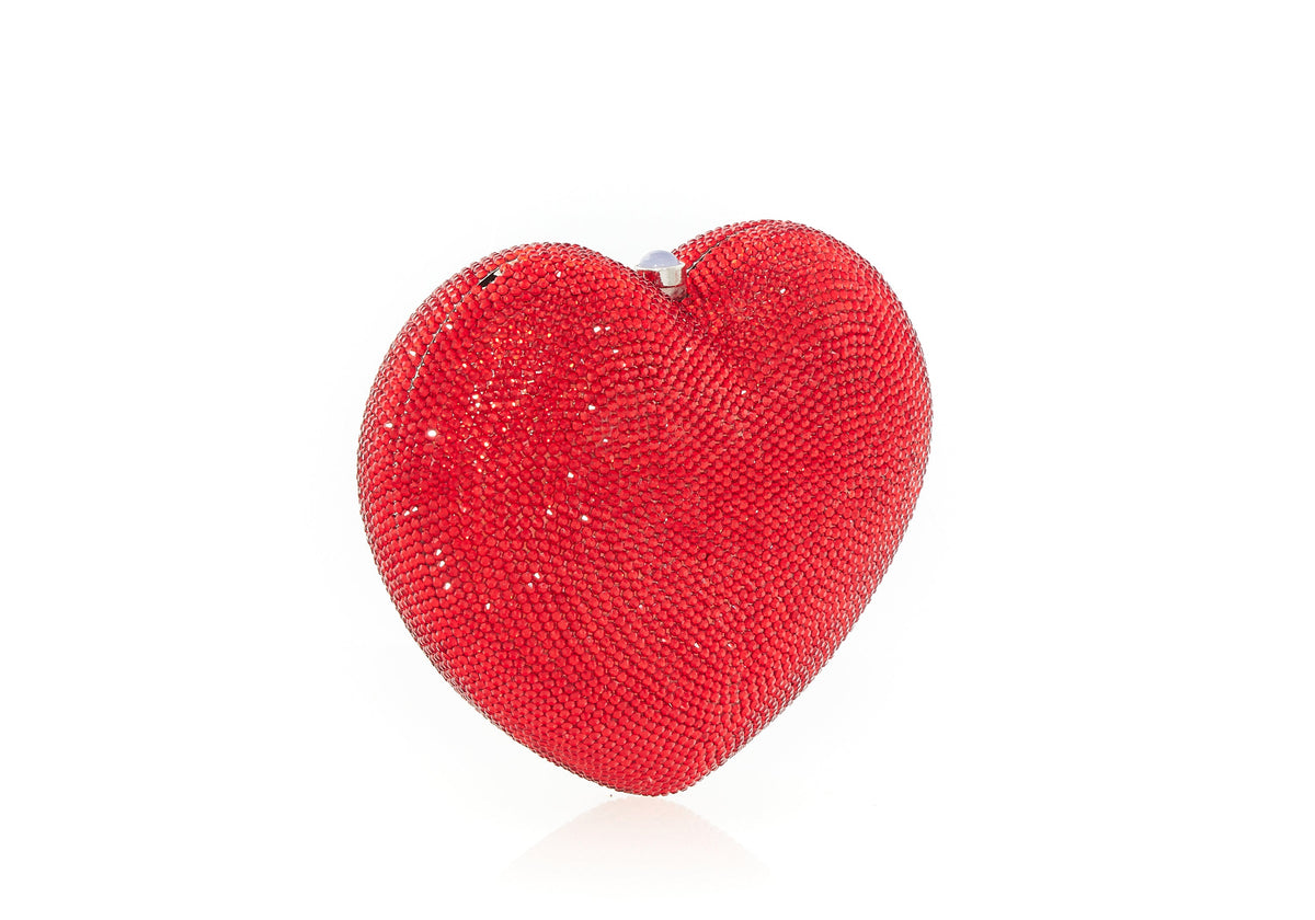 Petit Coeur L’amour Clutch in Red